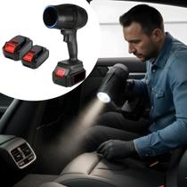 Soprador De Folhas Portátil Turbo Bateria 48V Sem Fio Recarregável Vento Forte
