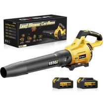 Soprador de Folhas Sem Fio GEVEELIFE 650CFM - 3 Velocidades - 2x5.0Ah