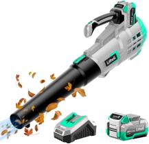Soprador de Folhas Sem Fio LiTHELi 20V 350 CFM com Bateria 4,0 Ah