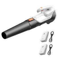 Soprador de folhas sem fio LiTHELi com 2 baterias, 350 CFM, 2 velocidades