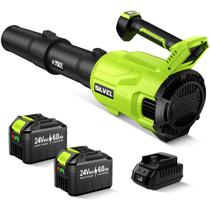 Soprador de Folhas SILVEL Sem Fio 2x6,0Ah Bateria 750 CFM Turbo