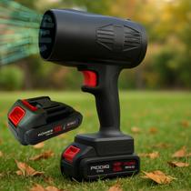 Soprador De Folhas Turbo Portátil com 2 Baterias 48v Sem Fio