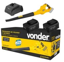 Soprador de folhas Vonder ISV1834 + 2 Baterias DWT 18V 4.0Ah