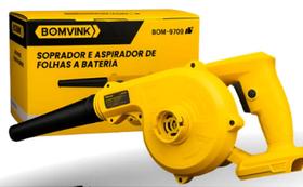Soprador e Aspirador Elétrico a Bateria Portátil Sem Fio BOM-9709 Soprador e Aspirador Elétrico a Bateria Portátil Sem Fio BOM-9709