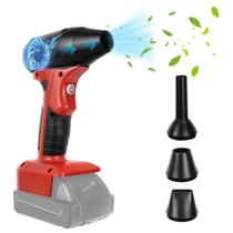 Soprador Elétrico Turbo Sem Escovas 18V, Ventilador Portátil De 4 Velocidades Para Remoção De Folhas