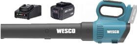 Soprador Folhas Carreg Bateria 4ah 18v Wesco WS8517.9