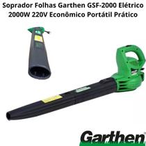 Soprador Folhas Garthen GSF-2000 Elétrico 2000W 220V Econômico Portátil Prático Leve