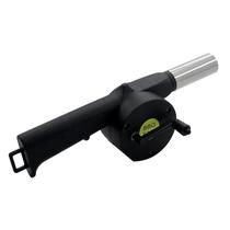 Soprador manual Easy Grill inox preto PP 8x25x4,5cm -Fracalanza