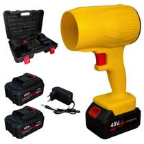 Soprador Sem Fio 48V Alta Potência Kit Completo com Maleta, 2 Baterias e Carregador Bivolt Soprador Sem Fio 48V Alta Potência Kit Completo com Maleta, 2 Baterias e Carregador Bivolt