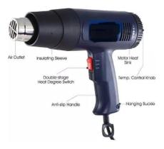 Soprador Térmico 110V 1800W C Regulagem De Temperatura Soprador Térmico 110V 1800W C Regulagem De Temperatura