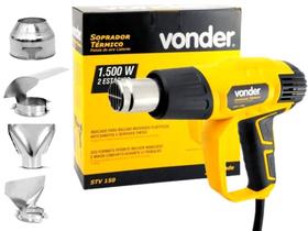 Soprador Térmico 1500w Vonder STV-150 Com 4 Bicos Ponteiras Profissional Soprador Térmico 1500w Vonder STV-150 Com 4 Bicos Ponteiras Profissional