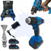 Soprador Térmico a Bateria 2 Velocidades Portátil Profissional 300 a 550 Soprador Térmico a Bateria 2 Velocidades Portátil Profissional 300 a 550