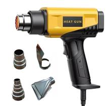 Soprador Termico De Ar Quente Heat Gun Elétrico Com Painel Digital Temperatura Ajustável 110v 220v