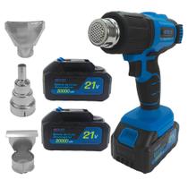 Soprador Termico Portatil com Display 21V 2 Baterias 20000mAh