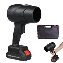 Soprador Turbo Fan 130.000 RPM Maleta Bateria Recarregavel Potente Eficiente Limpeza Casa Jardim Folha Poeira Detrito Manutençao Soprador Turbo Fan 130.000 RPM Maleta Bateria Recarregavel Potente Eficiente Limpeza Casa Jardim Folha Poeira Detrito Manutençao