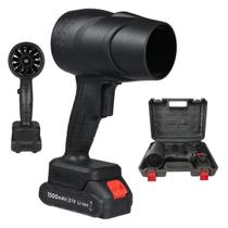Soprador Turbo Fan 130.000 RPM Potente Maleta Recarregavel Bateria Limpeza Casa Jardim Quintal Poeira Detritos Pelo de Animal Folha Eletronico Multius