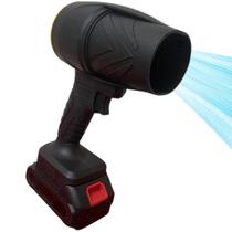 Soprador Turbo Fan 32000 RPM Potente Bateria Recarregavel Limpeza Casa Jardim Quintal Detrito Folha Poeira Manutençao