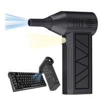 Soprador Turbo Mini Fan Jet 3 Velocidades + Modo Turbo e Lanterna Led