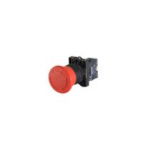 Soprano Botão Emergência Girar para Destravar 1nf 22mm