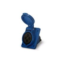 Soprano Tomada Embutir 2p+t 16a 220v 6h Az Ip-44 Tes-3046