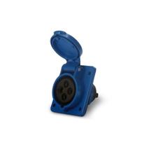 Soprano Tomada Embutir 2p+t 16a 220v 6h Az Ip-44 Tes-3046