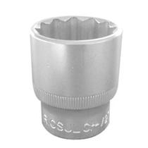 Soquete 1/2"x12mm estriado CRV 010209 Rio Sul