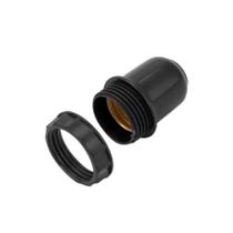 Soquete Abajur Lustre Ventilador Cúpula E-27 250v 2a Preto