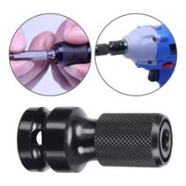 Soquete Adaptador De Impacto 1/2 P/ Hexagonal 1/4 Com Engate Soquete Adaptador De Impacto 1/2 P/ Hexagonal 1/4 Com Engate