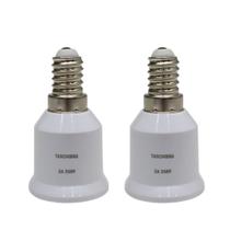Soquete Adaptador Taschibra De Lâmpada E14 Para E27 Kit 2 Peças Soquete Adaptador Taschibra De Lâmpada E14 Para E27 Kit 2 Peças
