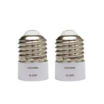 Soquete Adaptador Taschibra De Lâmpada E27 Para E14 Kit 2 Peças Soquete Adaptador Taschibra De Lâmpada E27 Para E14 Kit 2 Peças
