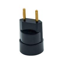 Soquete Adaptador Termoplástico Preto com Plugue Macho Thompson