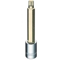 Soquete bit multidentado longo m14 com encaixe de 1/2 pol. st25806sc sata