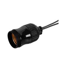 Soquete Bocal Porta Lâmpada com Rabicho E27 2a Preto Soquete Bocal Porta Lâmpada com Rabicho E27 2a Preto