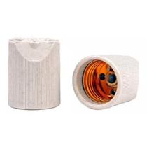 Soquete (Bocal) Receptáculo De Porcelana E-27 Sem Alça