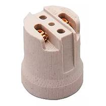 Soquete (Bocal) Receptaculo E27 Porcelana Para Spot Com Alca