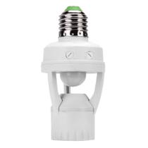 Soquete Bocal Sensor De Presença E27 Movimento 360º 60W