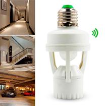 Soquete C/ Sensor De Movimento E Presença Lampada Bocal E-27