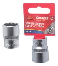 Soquete Cachimbo Pito 1/2x21mm Sextavado Ou Estriado Corneta Soquete Cachimbo Pito 1/2x21mm Sextavado Ou Estriado Corneta