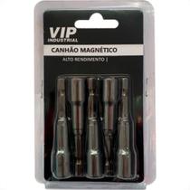 Soquete Canhao Magn.Vip E 1/2 - Kit C/5 PC Soquete Canhao Magn.Vip E 1/2 - Kit C/5 PC
