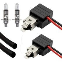 Soquete Chicote Farol Lâmpada H1 Com Aterramento 2 Fio Soquete Chicote Farol Lâmpada H1 Com Aterramento 2 Fio