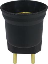 Soquete Com Pino Para Tomada Para Lampada E27 - Perlex Soquete Com Pino Para Tomada Para Lampada E27 - Perlex