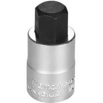 Soquete com ponta allen 17 mm encaixe 1/2" aço cromo vanádio Soquete com ponta allen 17 mm encaixe 1/2" aço cromo vanádio