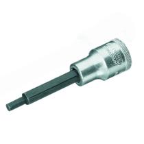 Soquete com ponta allen longa 5/16" encaixe 1/2" - IN 19L - Gedore