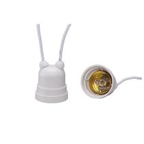 Soquete Com Rabicho E27 Branco 50 Peças EHC/Decorlu Soquete Com Rabicho E27 Branco 50 Peças EHC/Decorlu