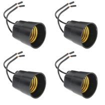 Soquete Com Rabicho Minion Preto Bocal Lâmpada E27 04 Un