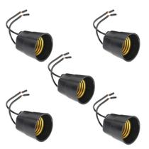 Soquete Com Rabicho Minion Preto Bocal Lâmpada E27 05 Un