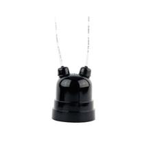 Soquete com Rabicho Nylon Preto Foxlux - Rede Elétrica 250V 4A