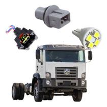 Soquete + Conector + Lâmpada T10 Led Vw Constellation 93-17