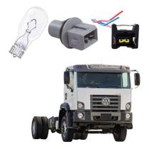 Soquete+ Conector+ Lâmpada T10 Pingo Vw Constellation 93-17 Soquete+ Conector+ Lâmpada T10 Pingo Vw Constellation 93-17