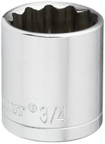Soquete Crescent 3/8" Drive 12 pontos SAE 3/4"